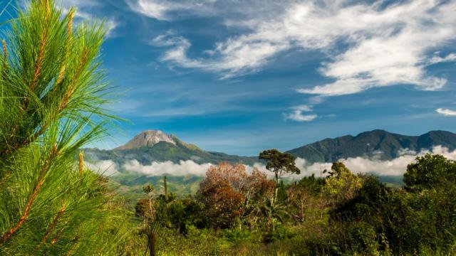 Mt. Apo, a dormant volcano, is the country’s highest mountain and known as the last stronghold of the endangered Philippine eagle. Photo credit: iStock/Ruelito Pine.