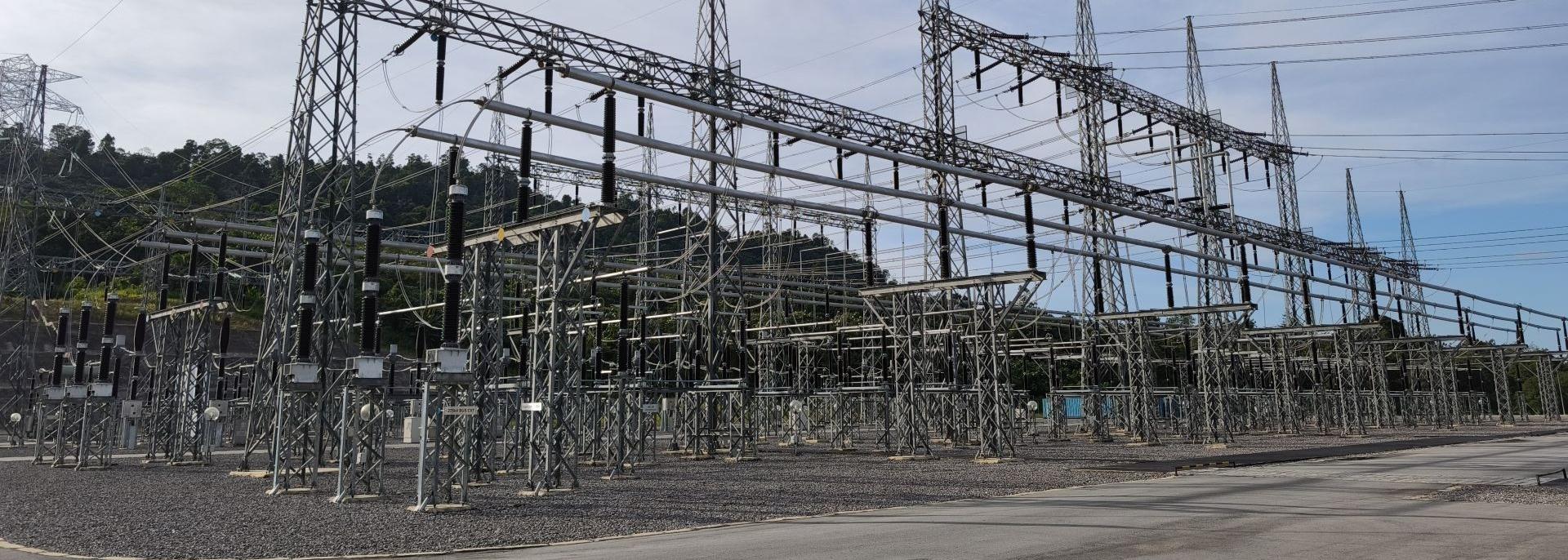 Lawas switchyard in Sarawak. Photo courtesy of Sarawak Energy Berhad.