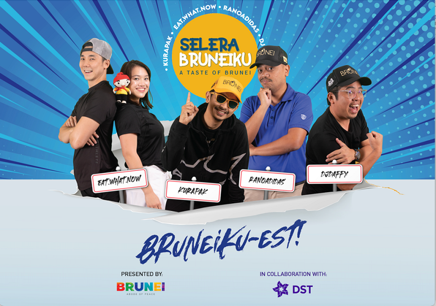 Brunei’s Tourism Development Department challenged four social media influencers, DJ Daffy, Kurapak, Ranoadidas, and Eat.What.Now, to each promote a district on Instagram. 