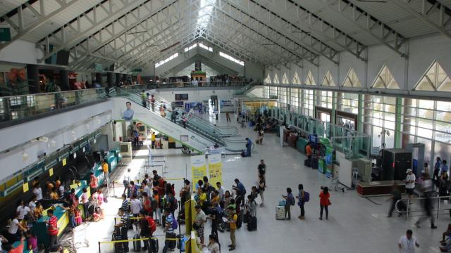 A view of the Davao airport.