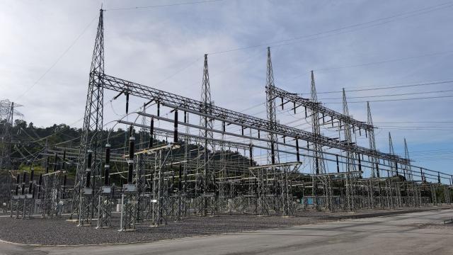 Lawas switchyard in northern Sarawak. Photo credit: Sarawak Energy Berhad.
