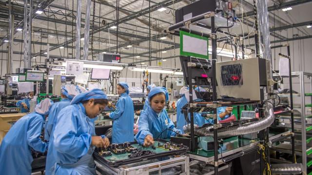 An electronics factory at a special economic zone in Southeast Asia. Photo credit: Asian Development Bank.