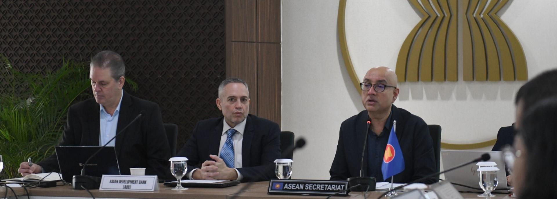 ASEAN Secretariat and ADB organized a joint consultative meeting with the BIMP-EAGA Facilitation Centre, the Centre for the IMT-GT, and the GMS Secretariat in Jakarta.  Photo credit: ASEAN Secretariat.